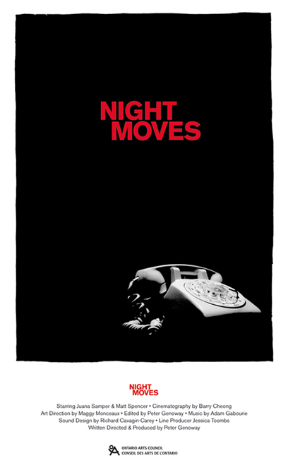 Night Moves short film poster.